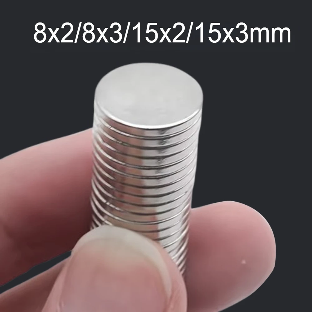 Art Craft Magnet - 8x2/8x3/15x2/15x3mm multi-purpose circular magnet, widely used