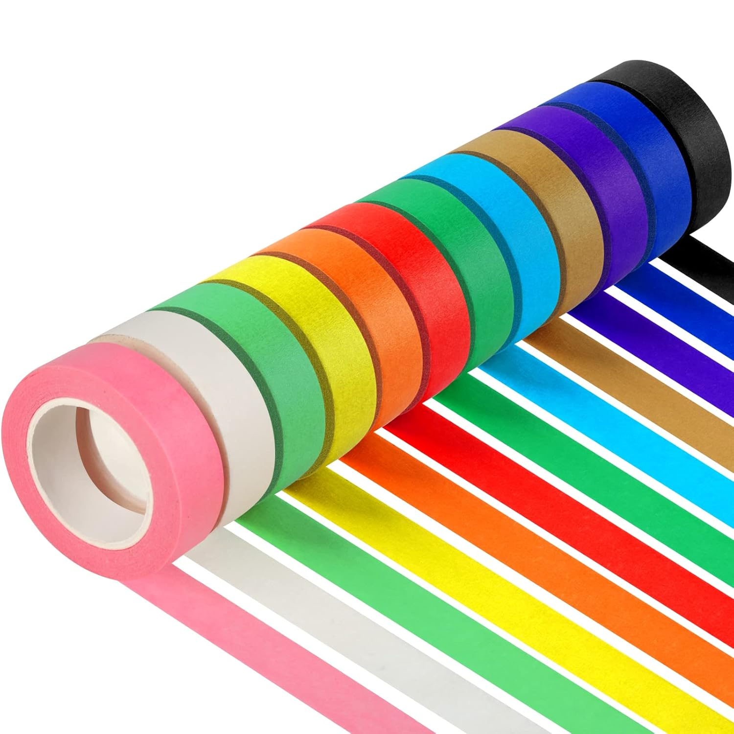 Art Craft Rainbow - Colored Masking Tape - Painters Tape,
