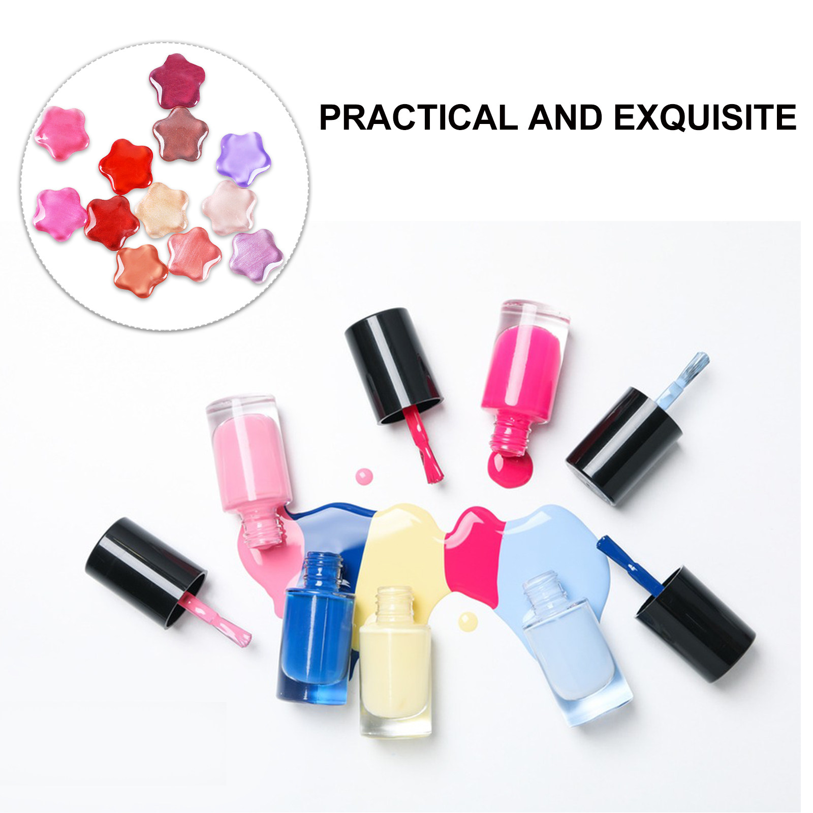 Art Craft Display - 20Pcs Glass Card Display Beads Plum