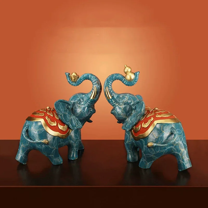 Art Craft Elephant - SAT Brass Elephant Sculpture Ornaments, Office