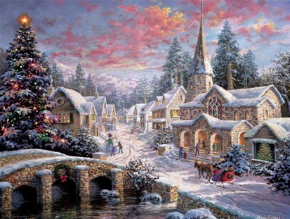 Art Craft Village - Needlework Crafts 14CT Counted Unprinted For