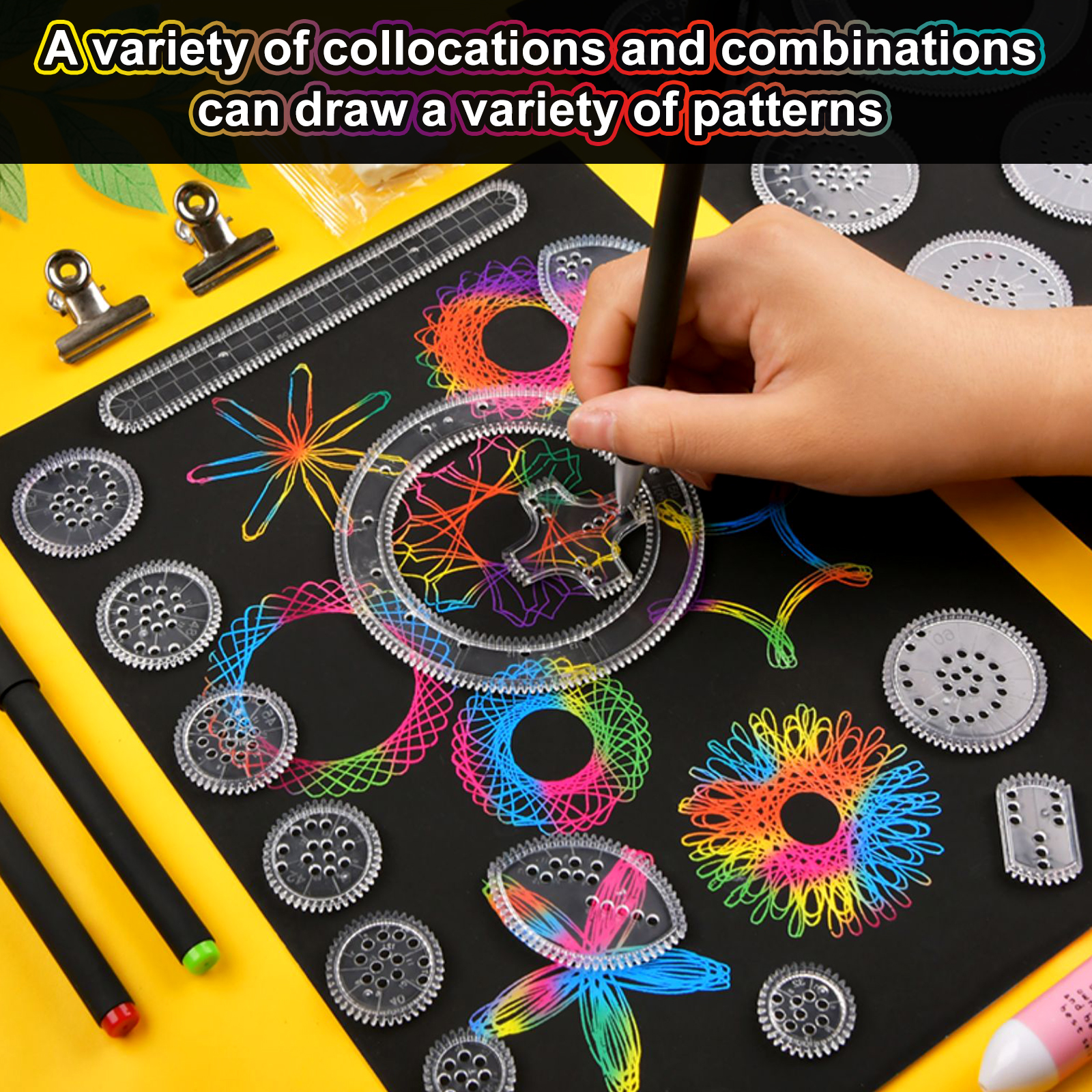 Art Craft 5 Year Old - 22pcs Spirograph Design Arts Craft Kit