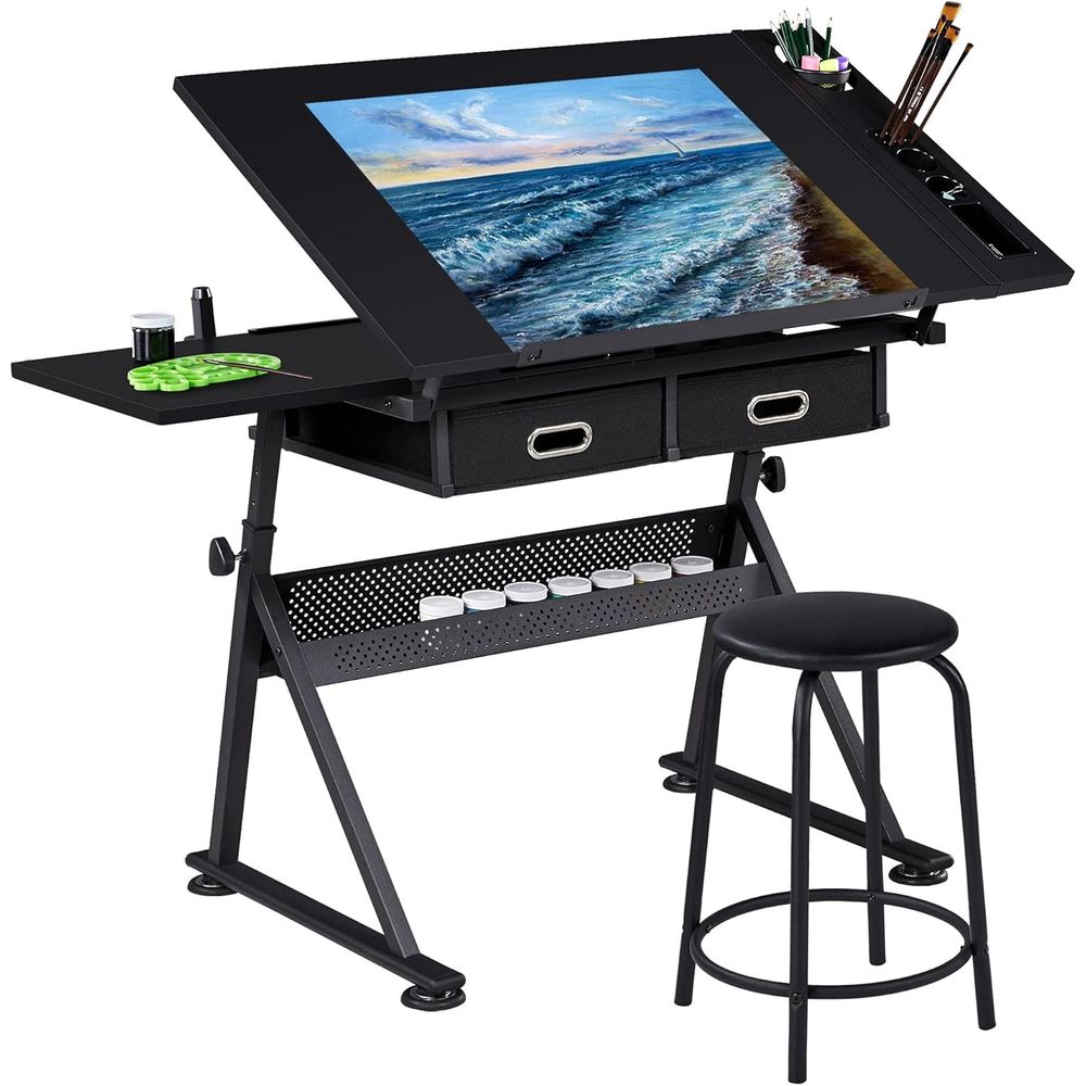 Art & Craft Qatar - Drafting Table for Artists, Height Adjustable