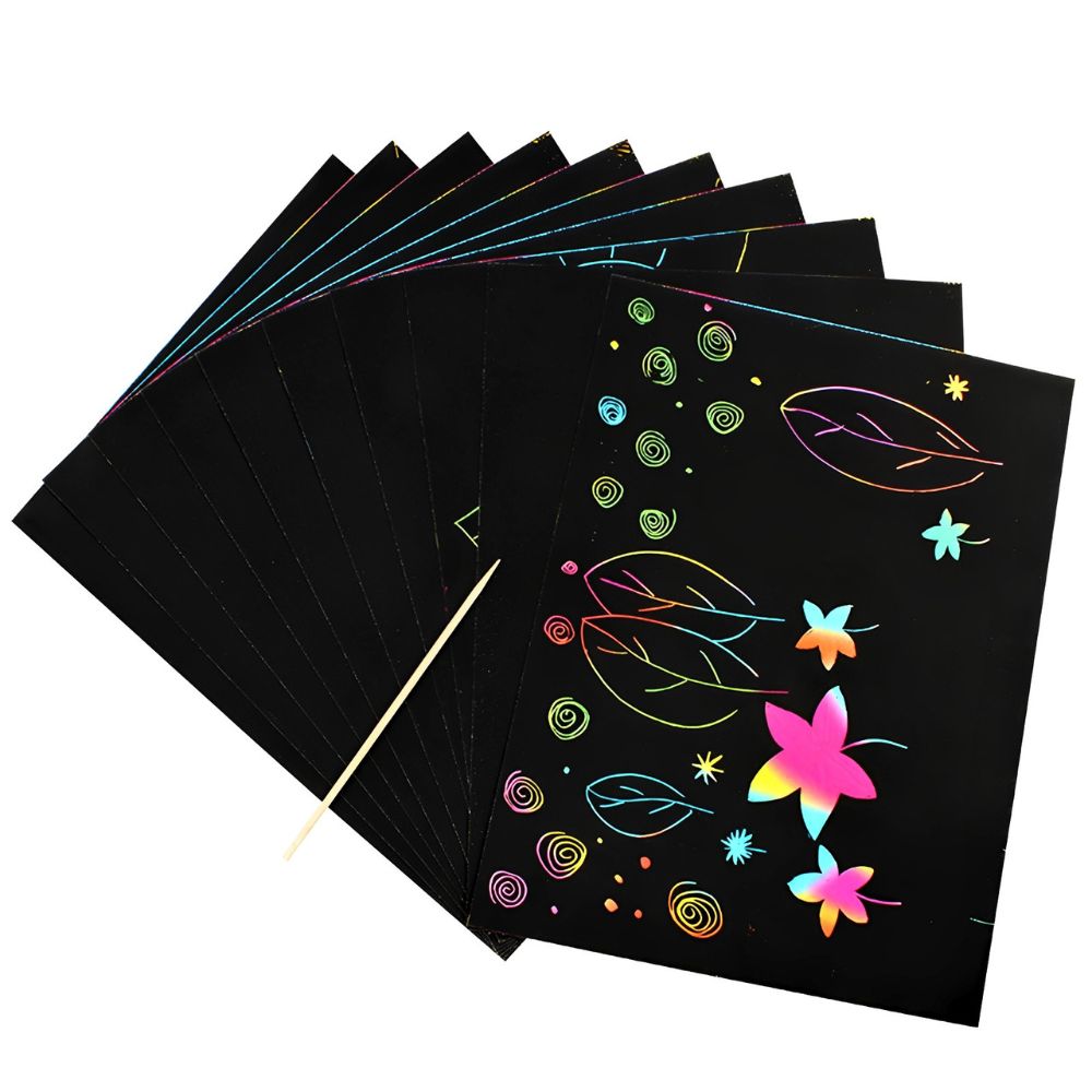 20pcs 16K/32K Rainbow Scratch  – Art Craft Rainbow Bewertung und Preis