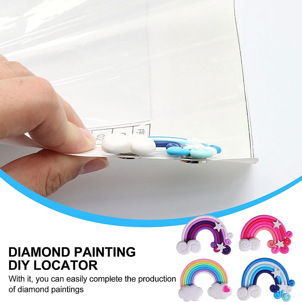 1PC Cute Rainbow Shape Diamond – Art Craft Magnet Bewertung und Preis