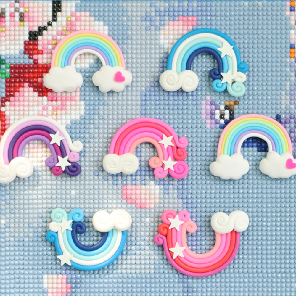 1PC Cute Rainbow Shape Diamond – Art Craft Magnet Bewertung und Preis