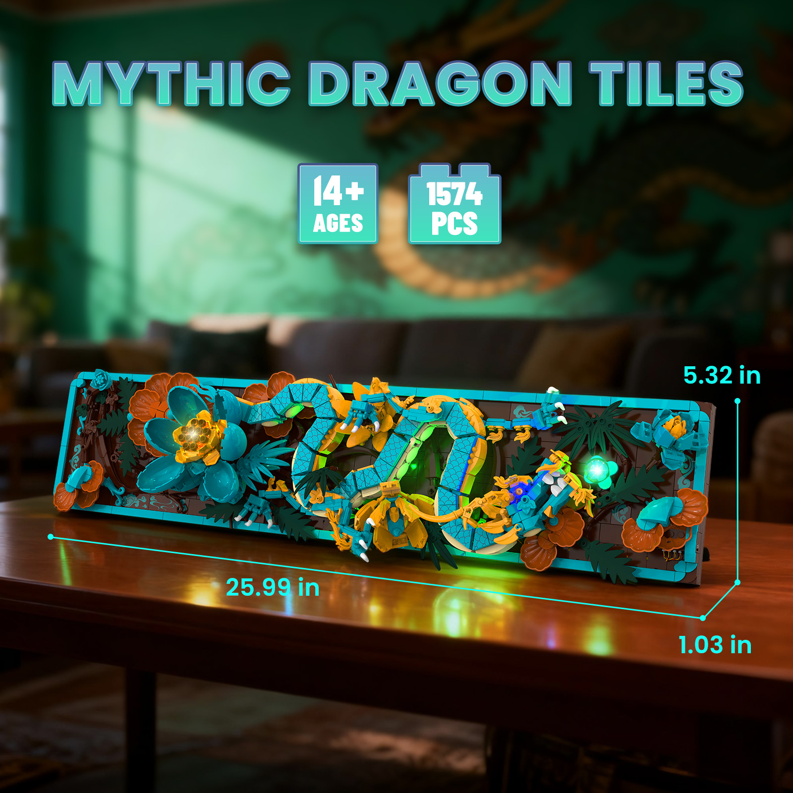 Mythic Dragon Tiles Building B – Art Craft 3 Year Old Bewertung und Preis
