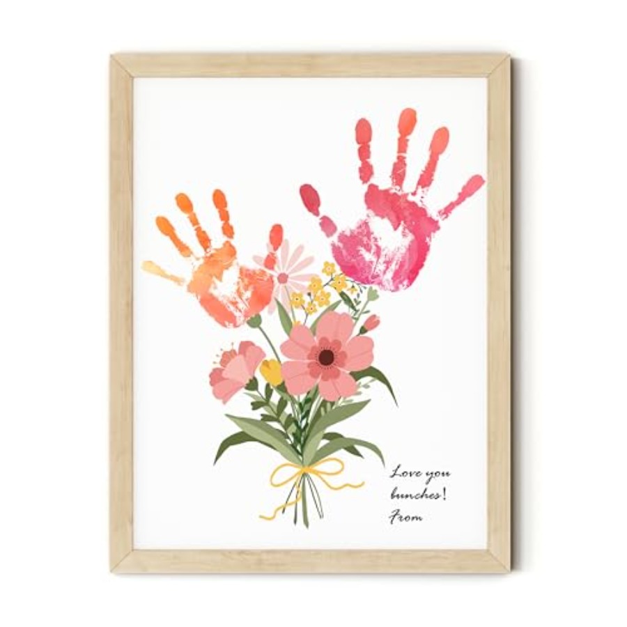 Flower Bouquet Handprint Art C – Art & Craft Qatar Bewertung und Preis