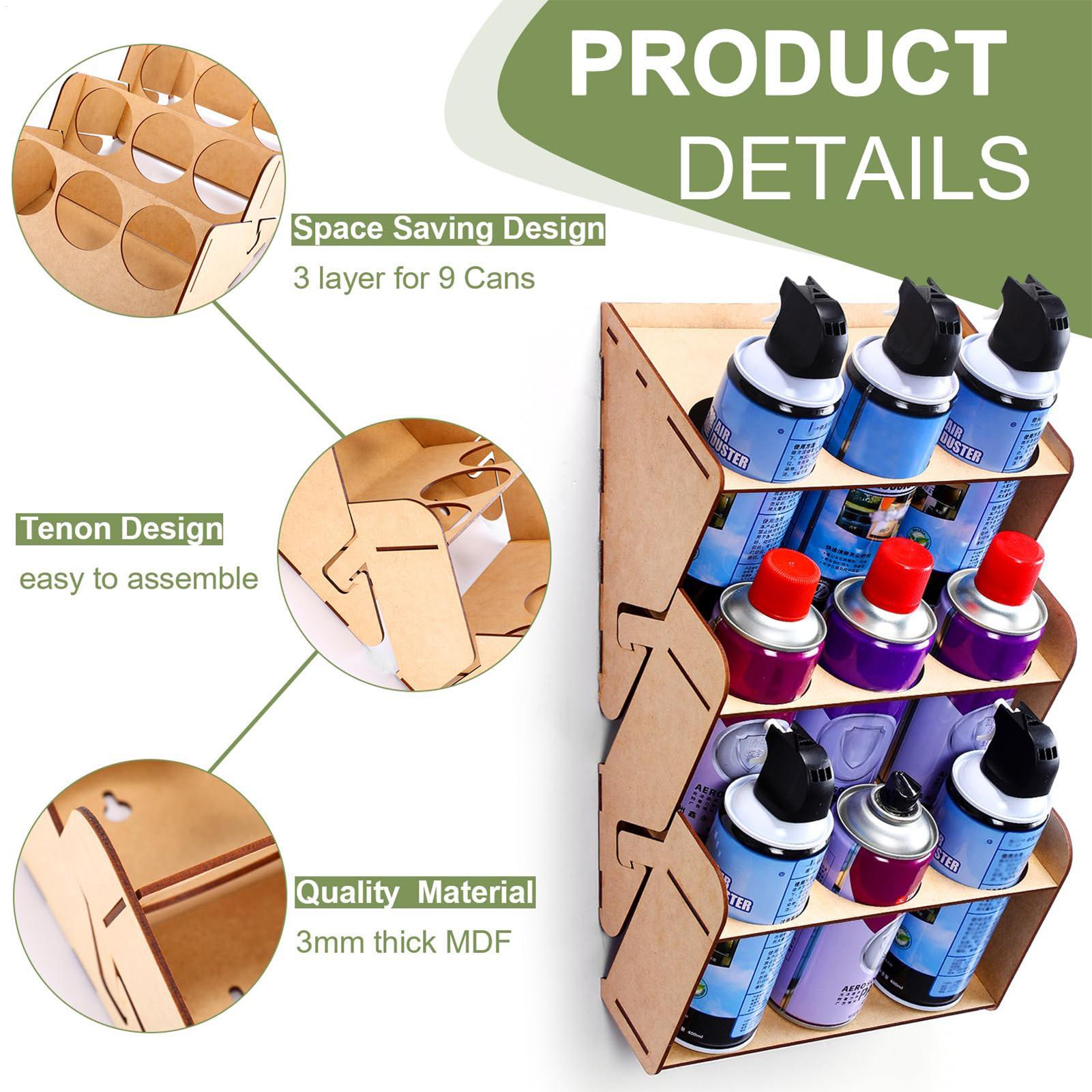 3-Tier Wall Mounted Spray Can  – Art And Craft Studio Bewertung und Preis