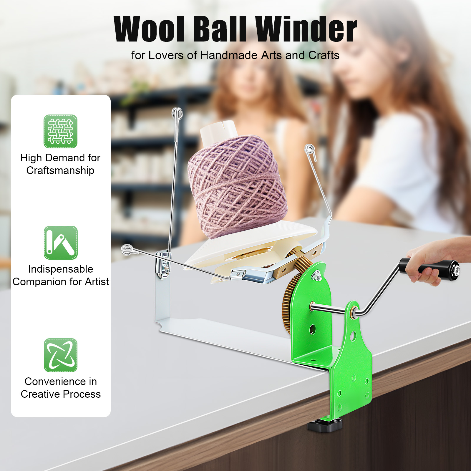 Portable Wool Ball Winder 400- – Art And Craft Studio Bewertung und Preis