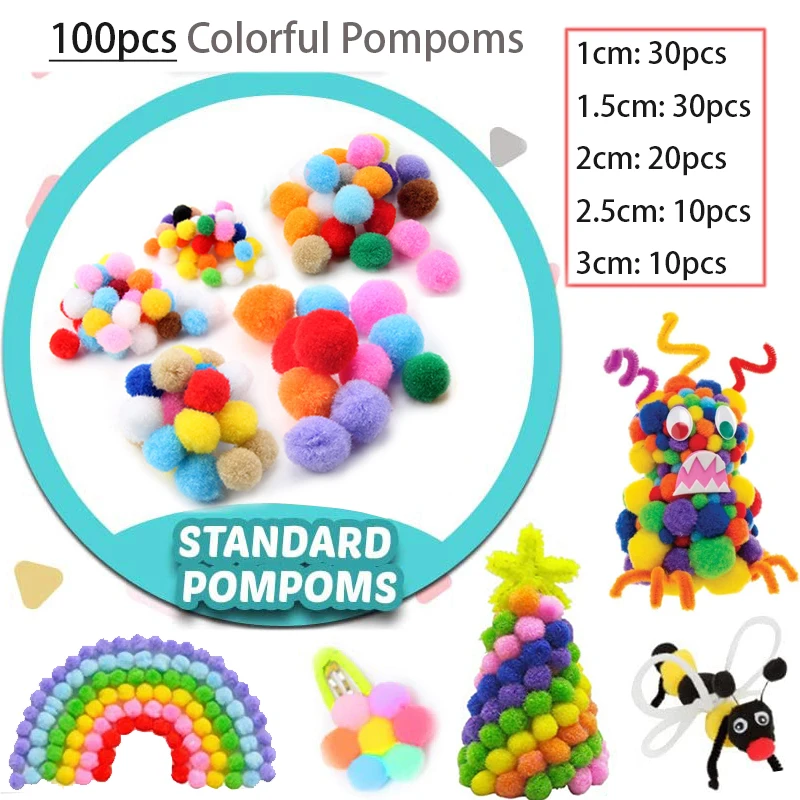 Kids Creative Plush Stick Pomp – Art Craft Rainbow Bewertung und Preis
