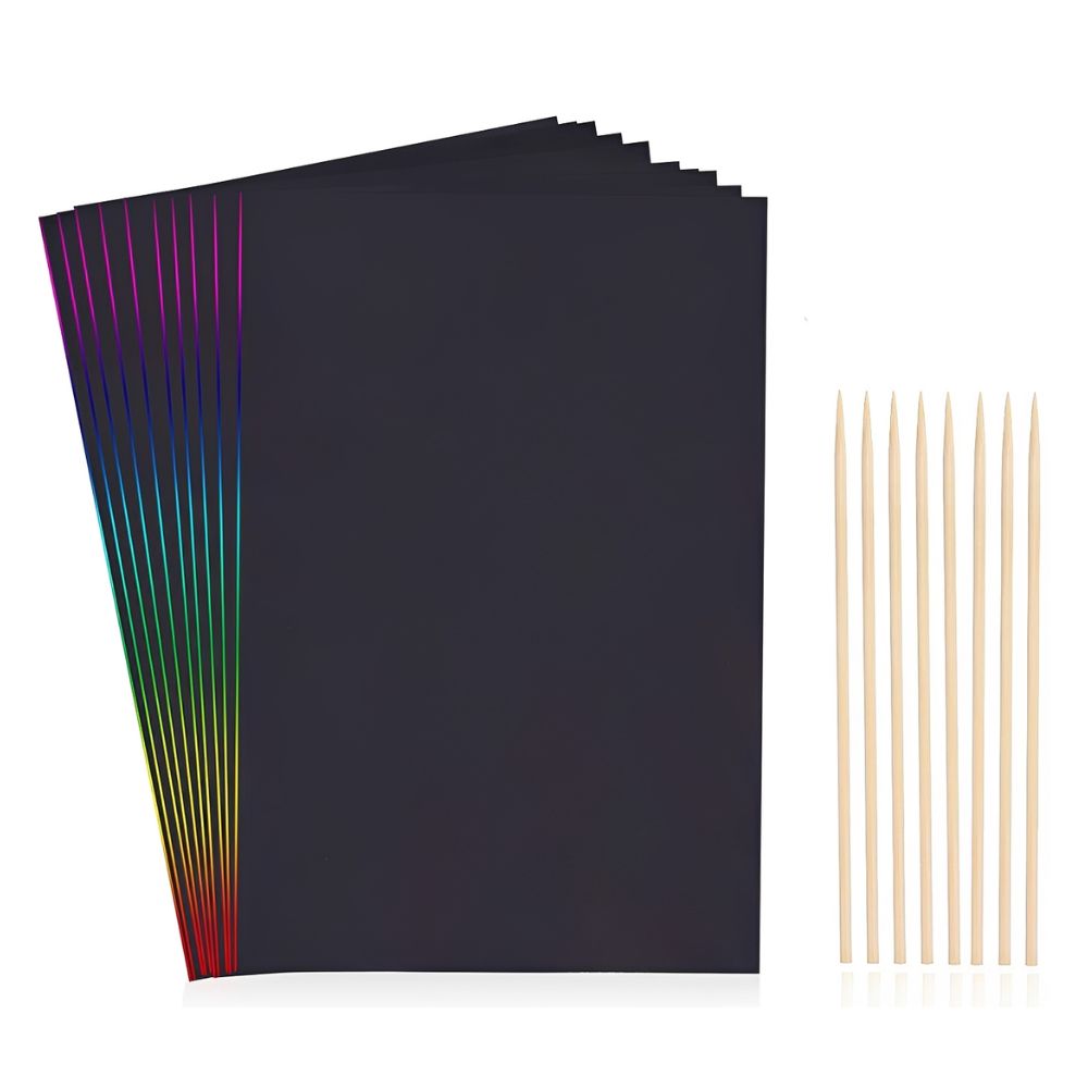20pcs 16K/32K Rainbow Scratch  – Art Craft Rainbow Bewertung und Preis