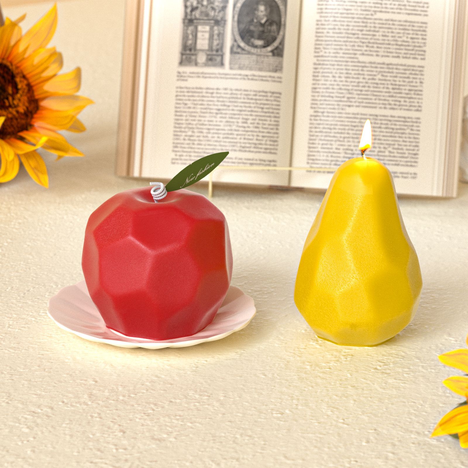 Pear Candle Mold Diamond-Cut R – Art And Craft Studio Bewertung und Preis