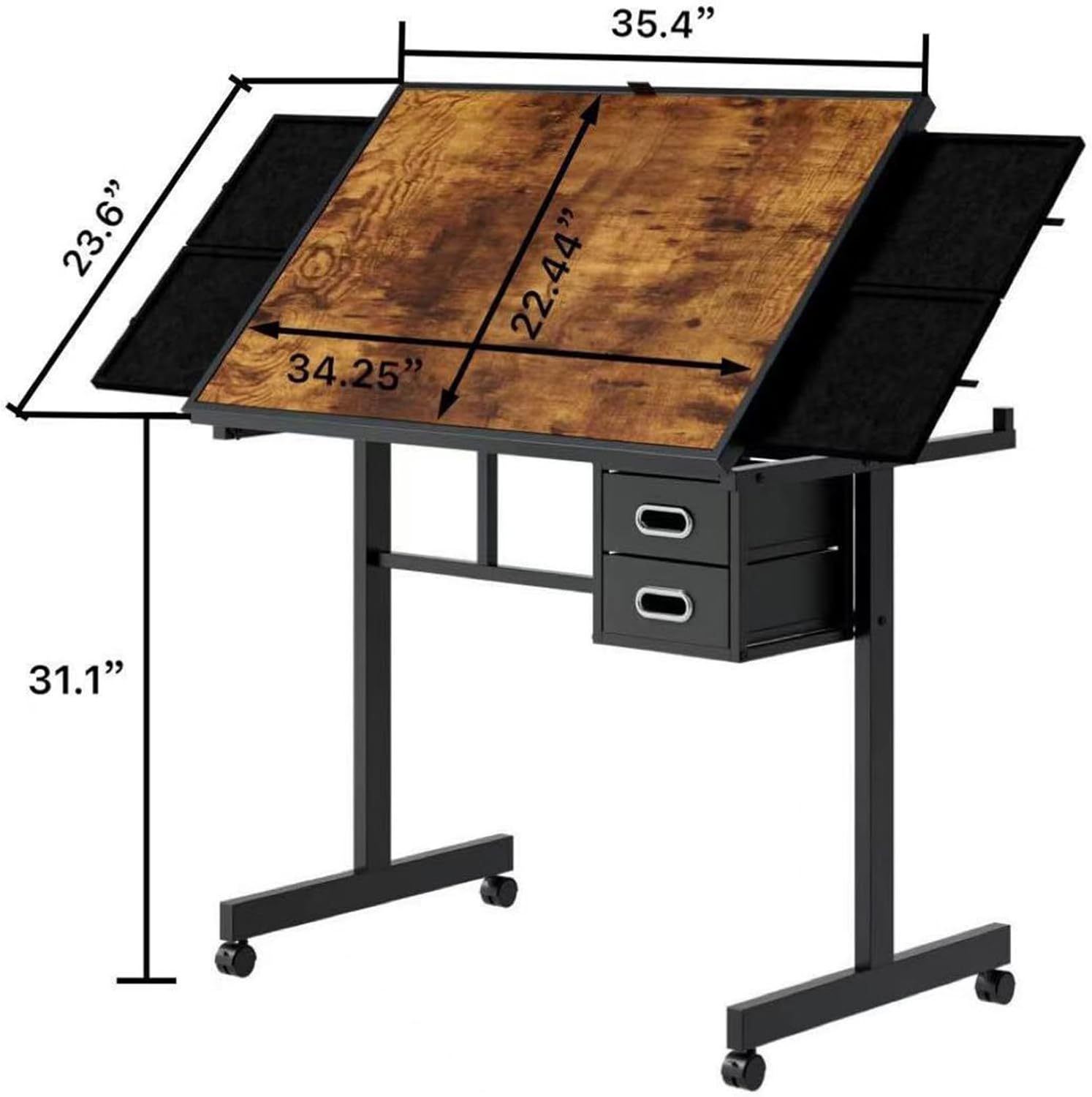 Adjustable Drafting Table with – Art And Craft Studio Bewertung und Preis