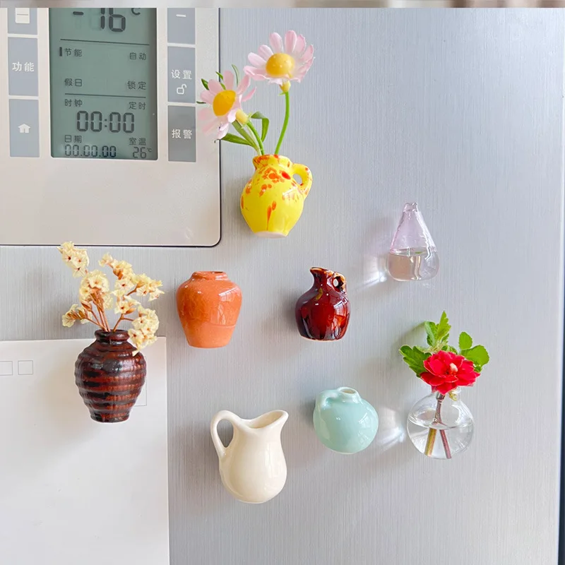Creative Cute MINI Glass Vase  – Art Craft Magnet Bewertung und Preis