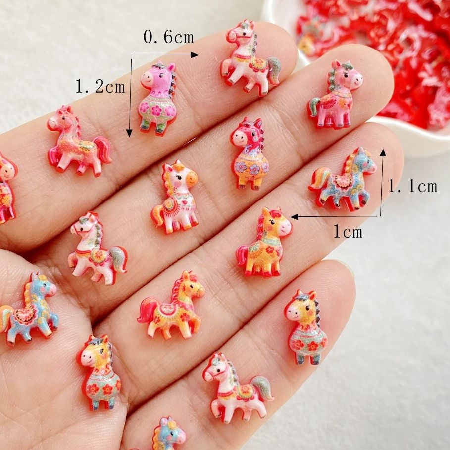 50pcs Resin Cute Mini Red Anim – Art Craft Easter Bewertung und Preis