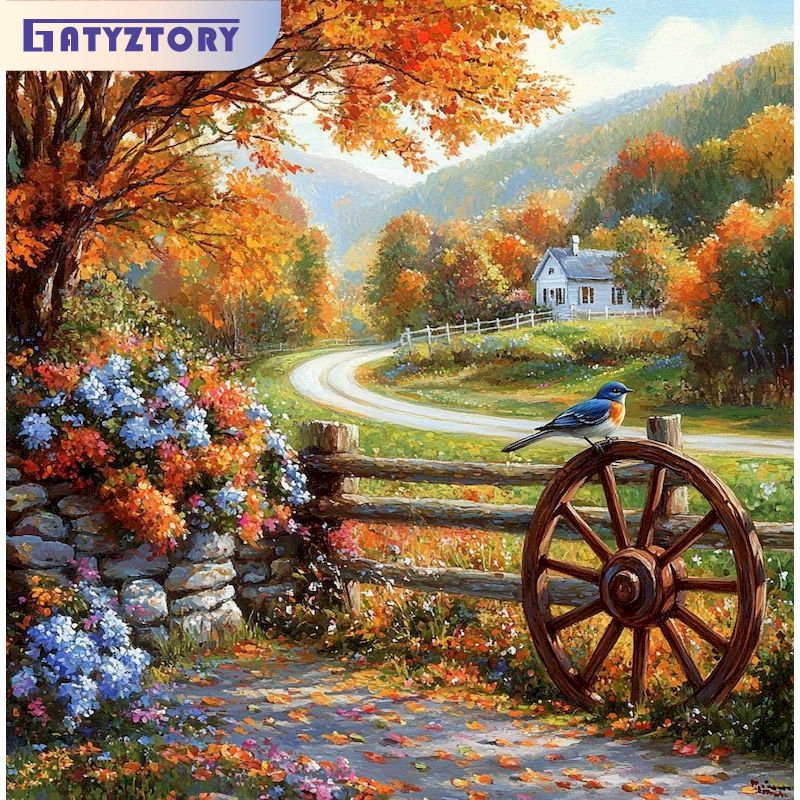 40x50cm Village Painting By Nu – Art Craft Village Bewertung und Preis