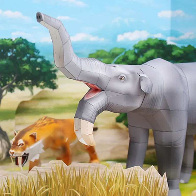 Deinotherium Elephant Origami  – Art Craft Elephant Bewertung und Preis