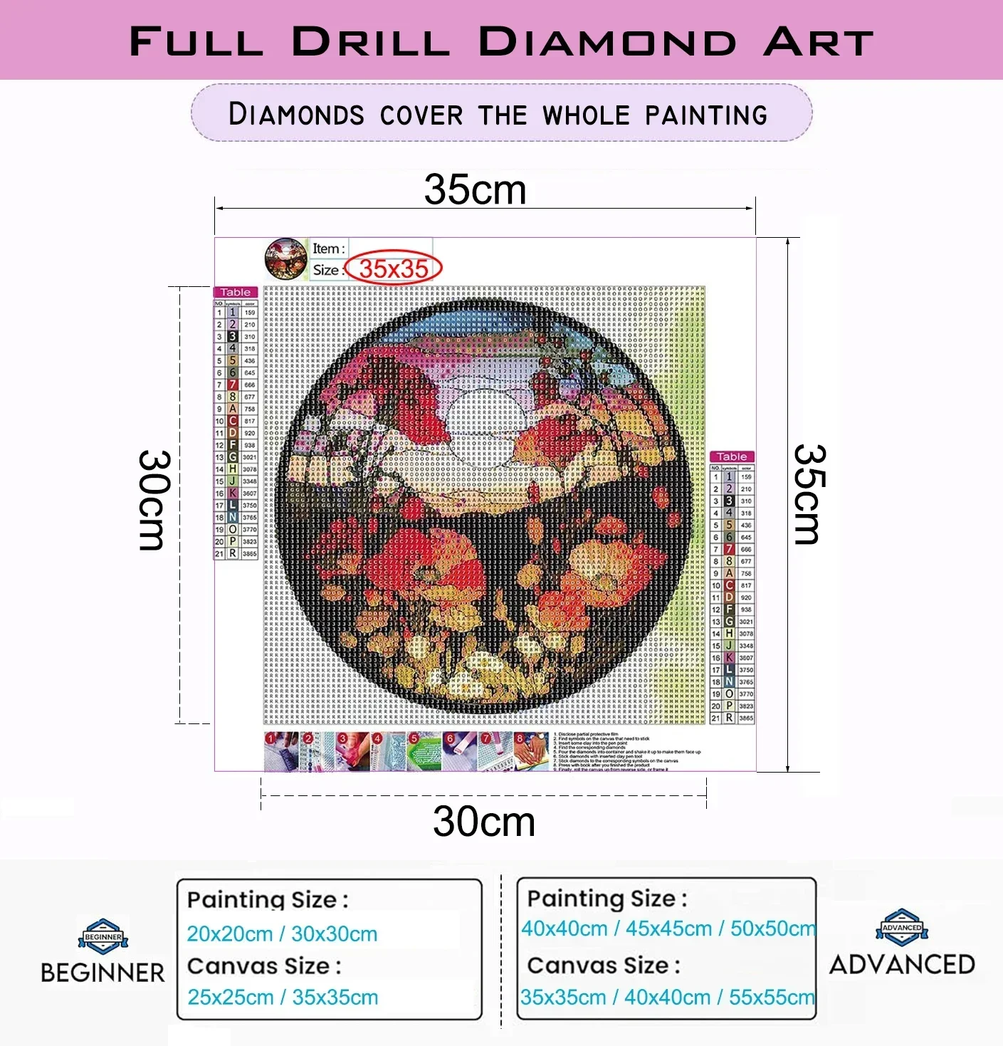 Diamond Painting DIY Colorful  – Art Craft Village Bewertung und Preis
