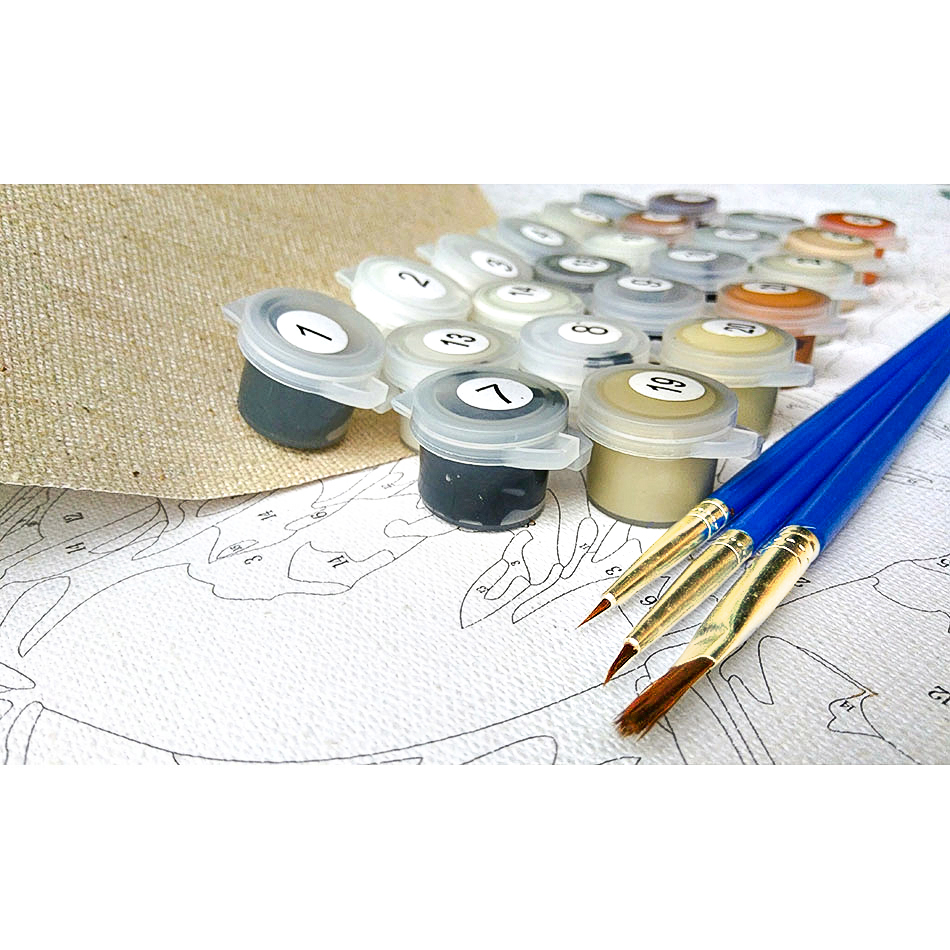 1PCS Frameless   Village Paint – Art Craft Village Bewertung und Preis