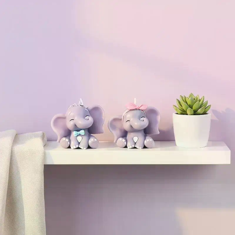 Cute 3D Elephant Silicone Cand – Art Craft Elephant Bewertung und Preis