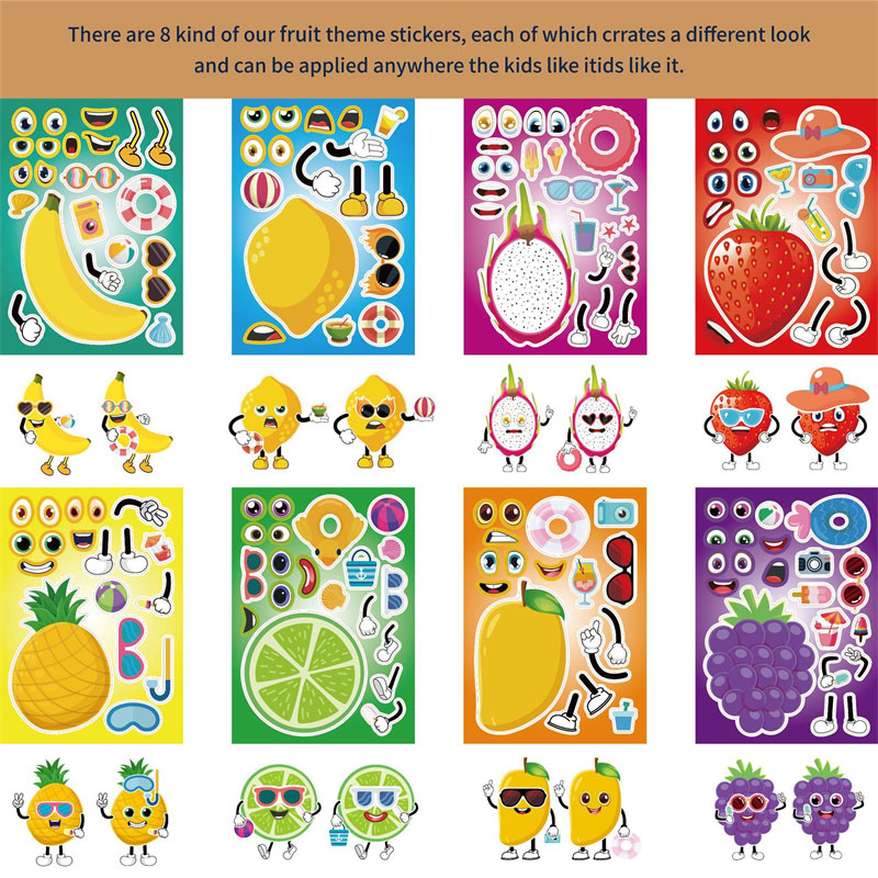6-24sheet Make Your Own Fruit  – Art Craft 5 Year Old Bewertung und Preis