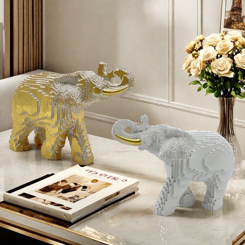 Geometry Building Blocks Eleph – Art Craft Elephant Bewertung und Preis