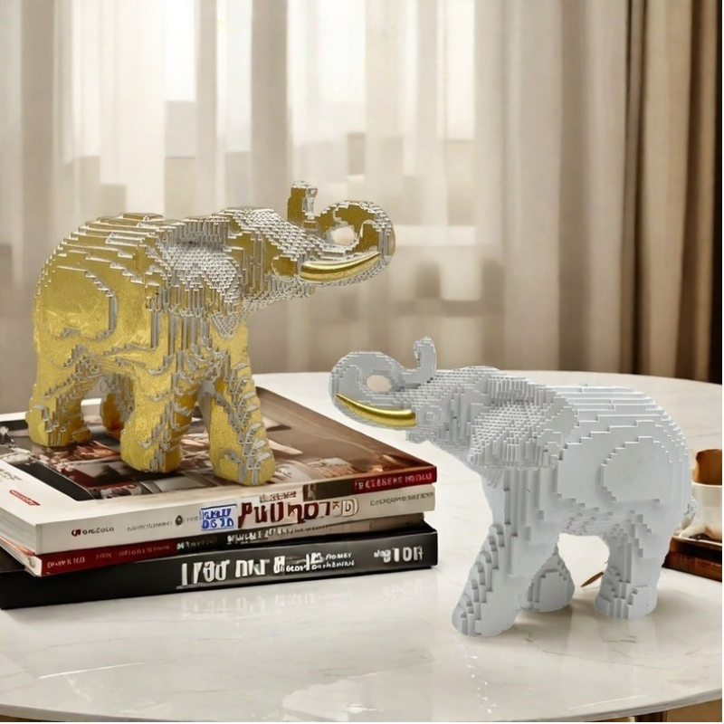 Geometry Building Blocks Eleph – Art Craft Elephant Bewertung und Preis