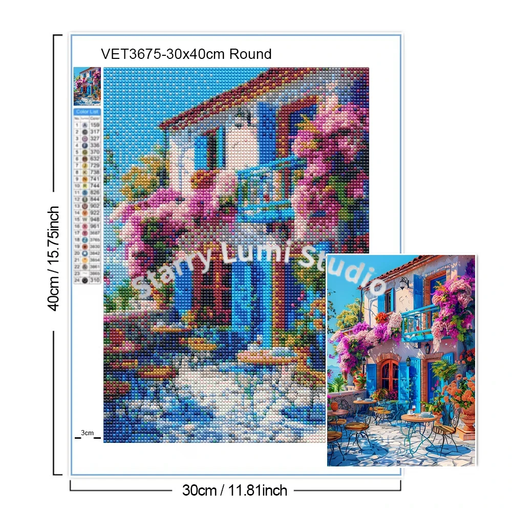 Water Town Diamond Painting La – Art Craft Village Bewertung und Preis