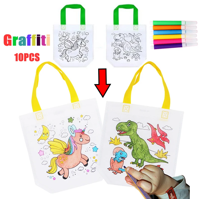 1-10pcs Sets DIY Graffiti Bag  – Art Craft 5 Year Old Bewertung und Preis
