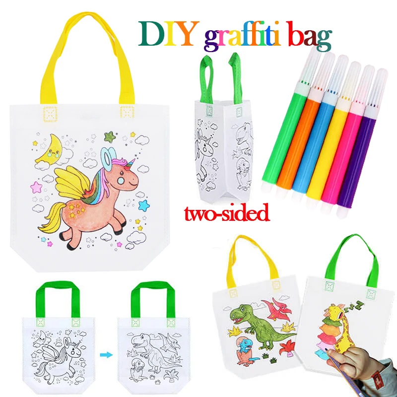 1-10pcs Sets DIY Graffiti Bag  – Art Craft 5 Year Old Bewertung und Preis