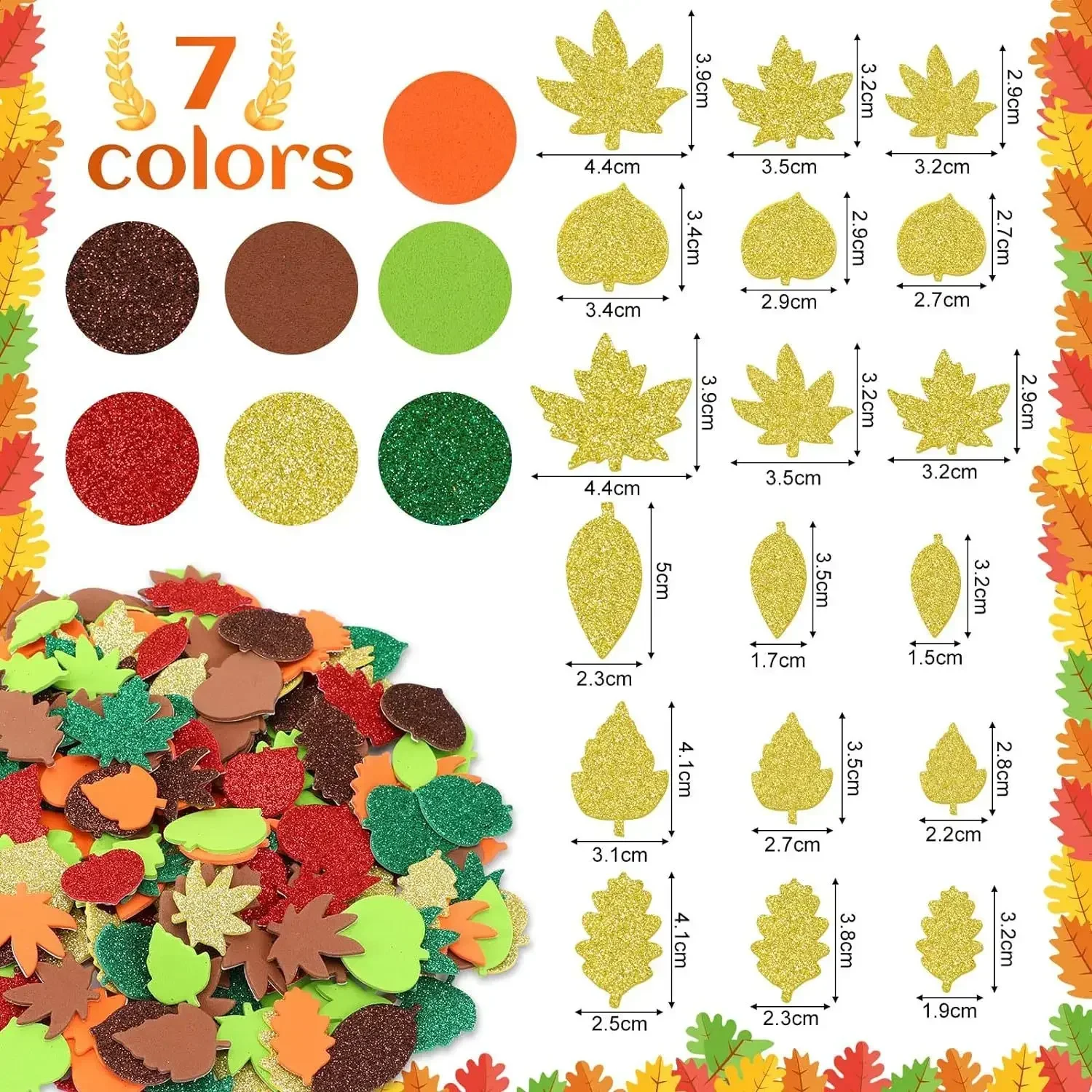 Thanksgiving, Fall Craft Kit F – Art Craft Leaves Bewertung und Preis