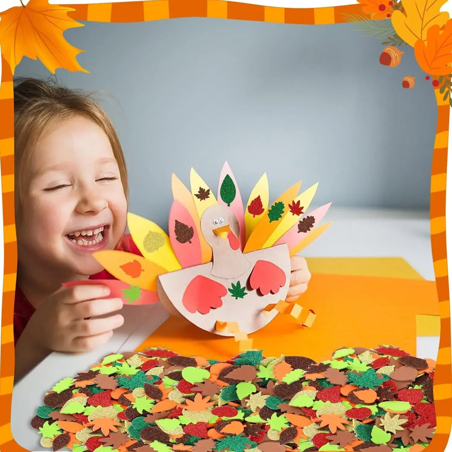 Thanksgiving, Fall Craft Kit F – Art Craft Leaves Bewertung und Preis