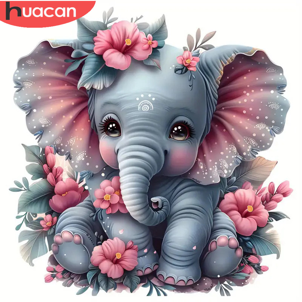 HUACAN Diamond Painting Animal – Art Craft Elephant Bewertung und Preis