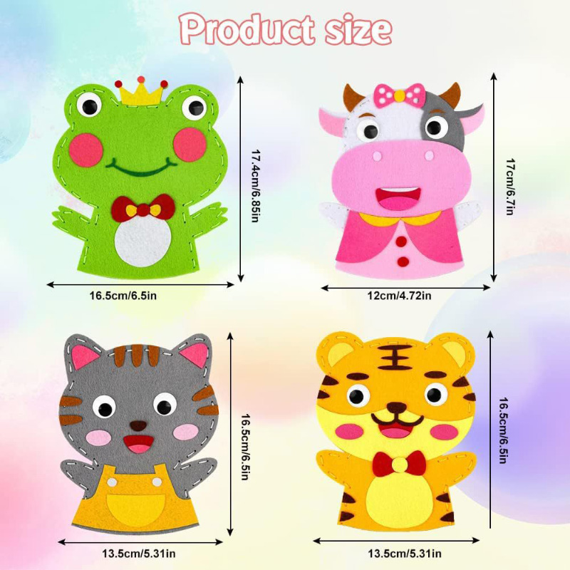 Cute Cartoon Animal Hand Puppe – Art Craft 3 Year Old Bewertung und Preis