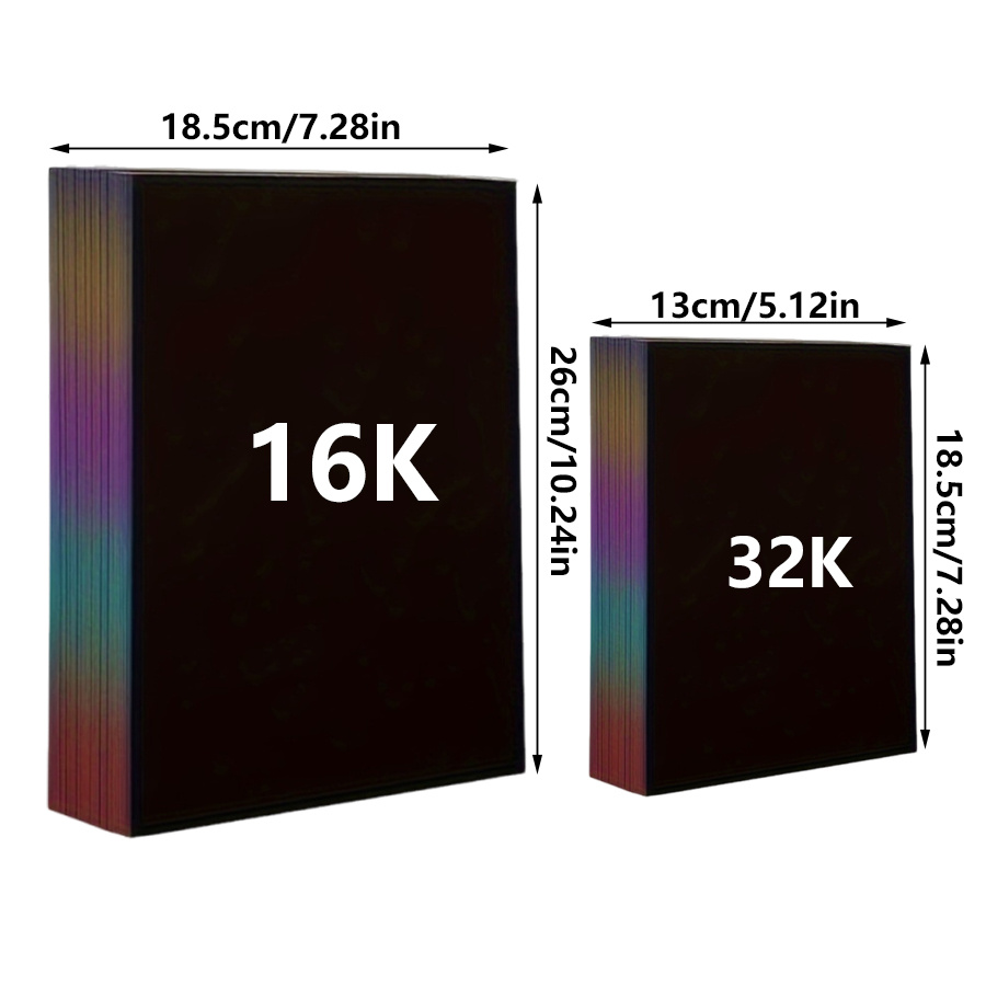 40Pcs 16K/32K Magic Scratch Pa – Art Craft Rainbow Bewertung und Preis