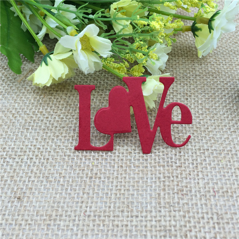 Craft Dies Cut Love Metal sten – Stencil Cutting Plotter Bewertung und Preis