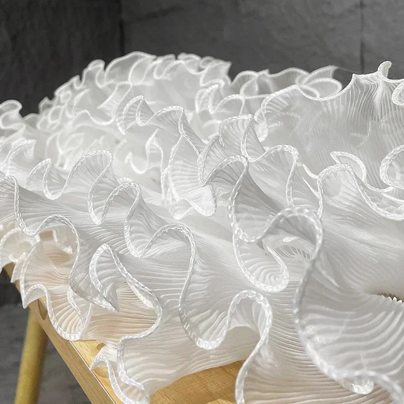 Mist Lace Fabric Pleated Textu – Art Craft Upholstery Bewertung und Preis