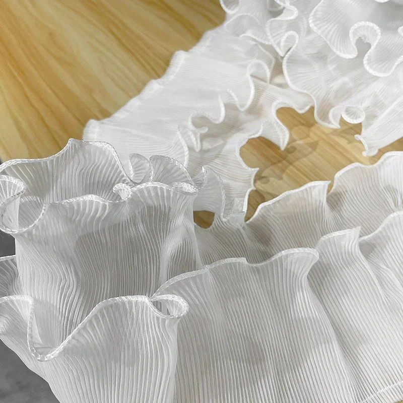 Mist Lace Fabric Pleated Textu – Art Craft Upholstery Bewertung und Preis