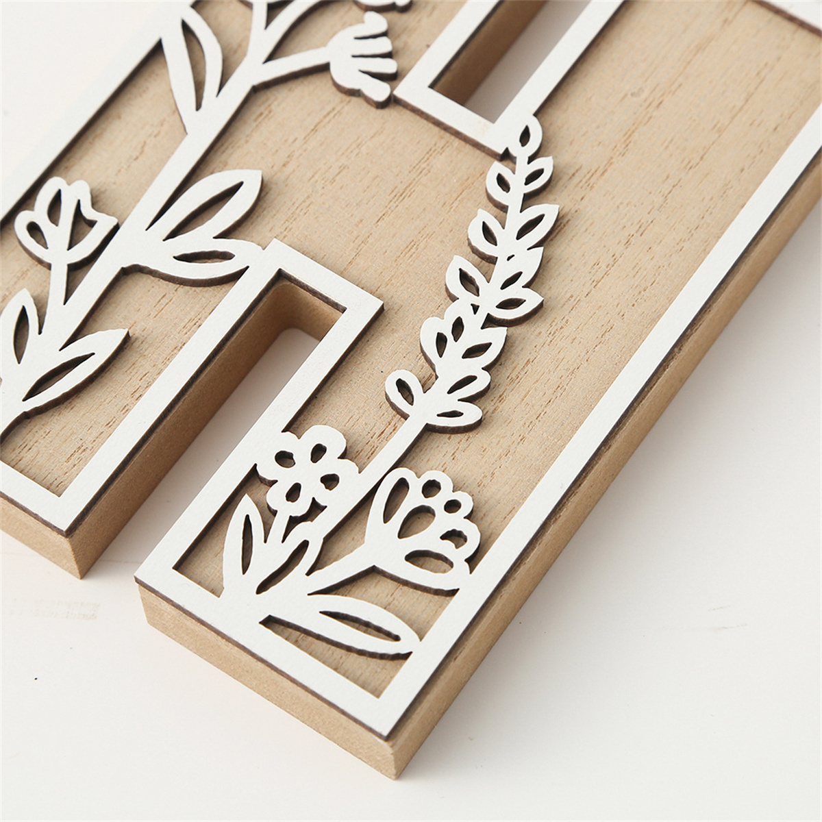 1Pcs Raw Wood White Engrave 26 – Art Craft Names Bewertung und Preis