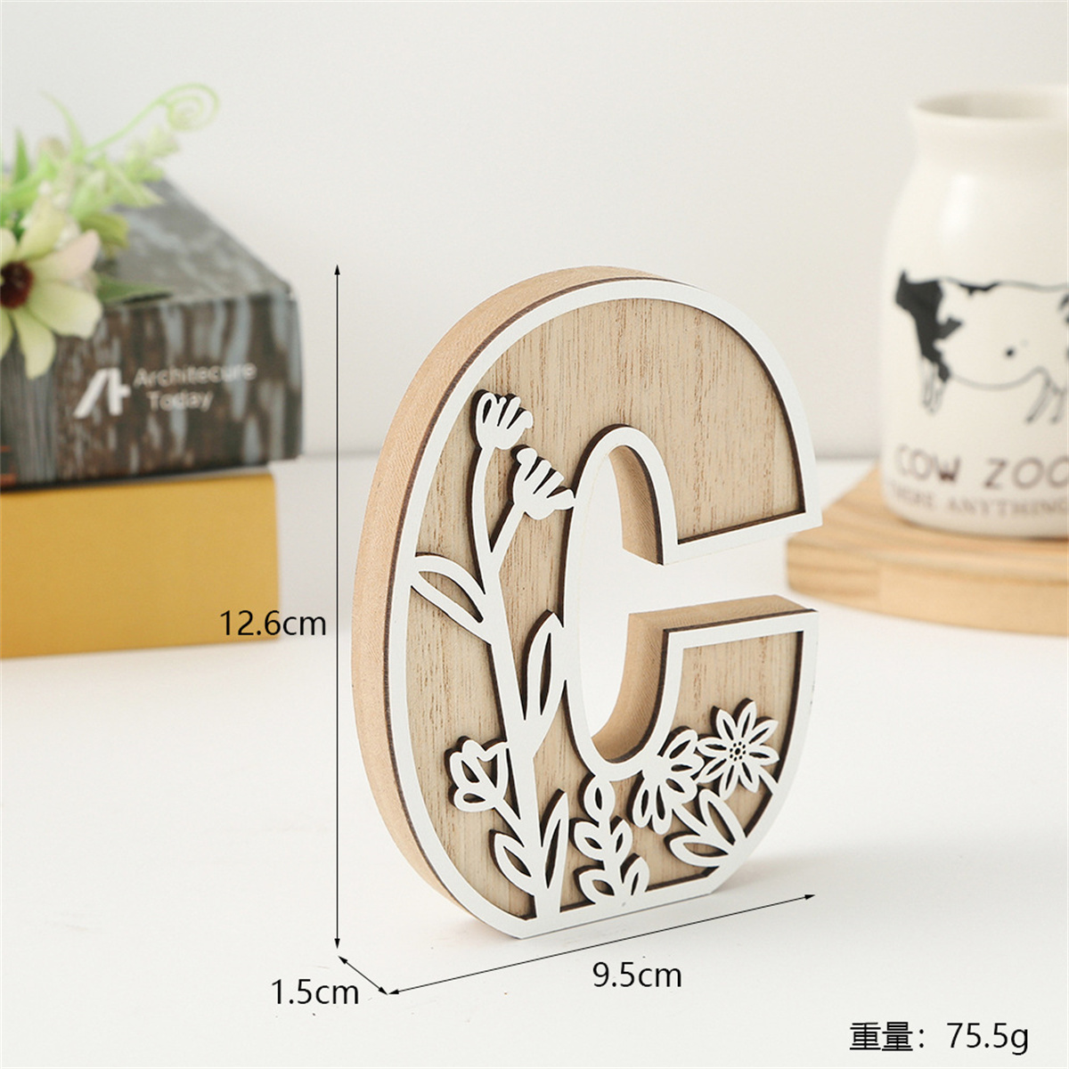 1Pcs Raw Wood White Engrave 26 – Art Craft Names Bewertung und Preis