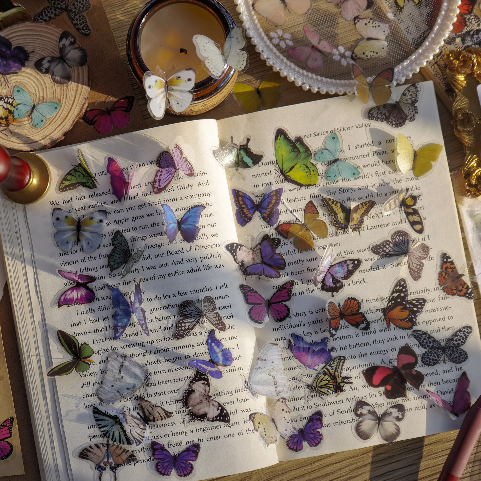 Journamm 40pcs/pack Butterfly  – Art Craft 3 Year Old Bewertung und Preis