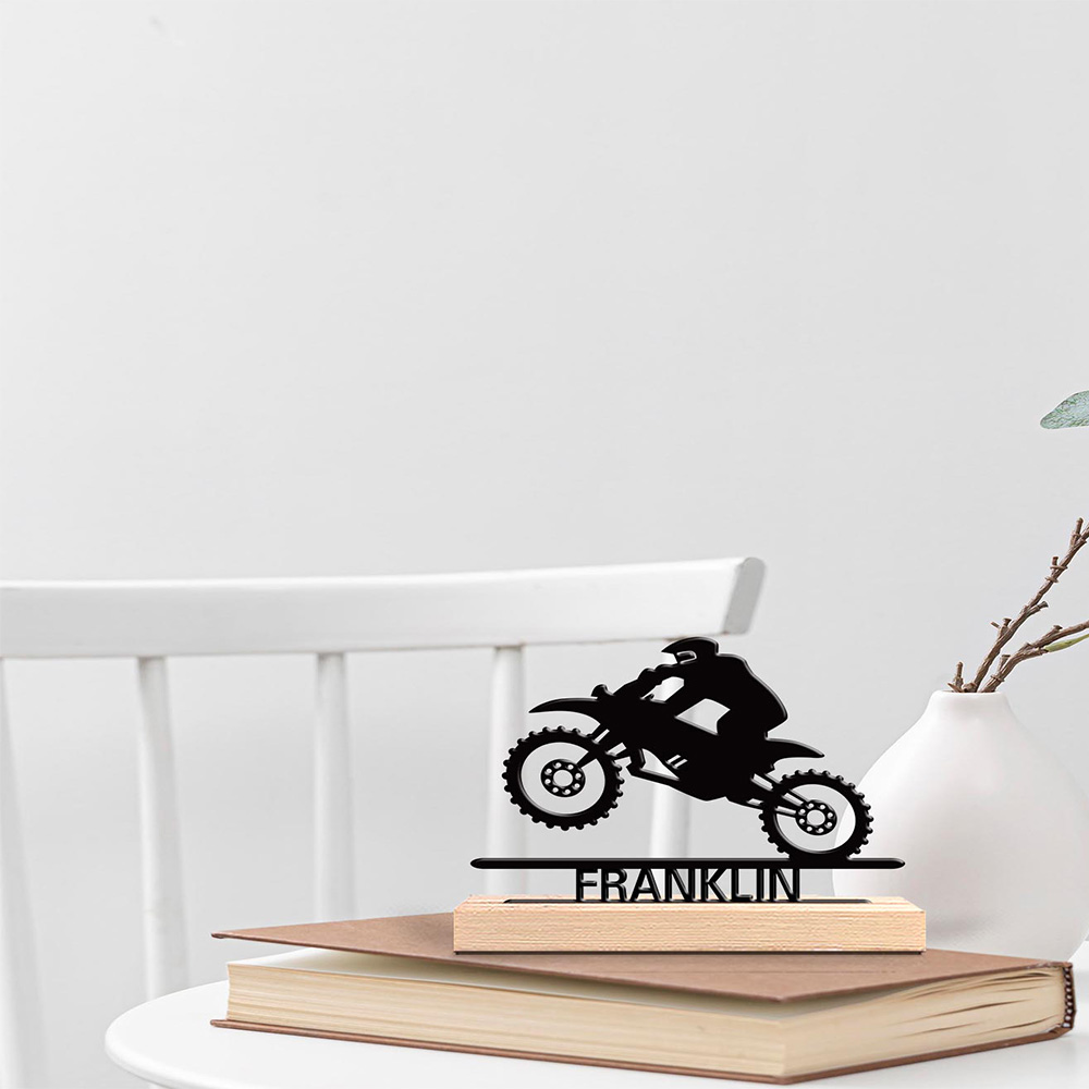 1pc Abstract Motorbike jumping – Art Craft Names Bewertung und Preis