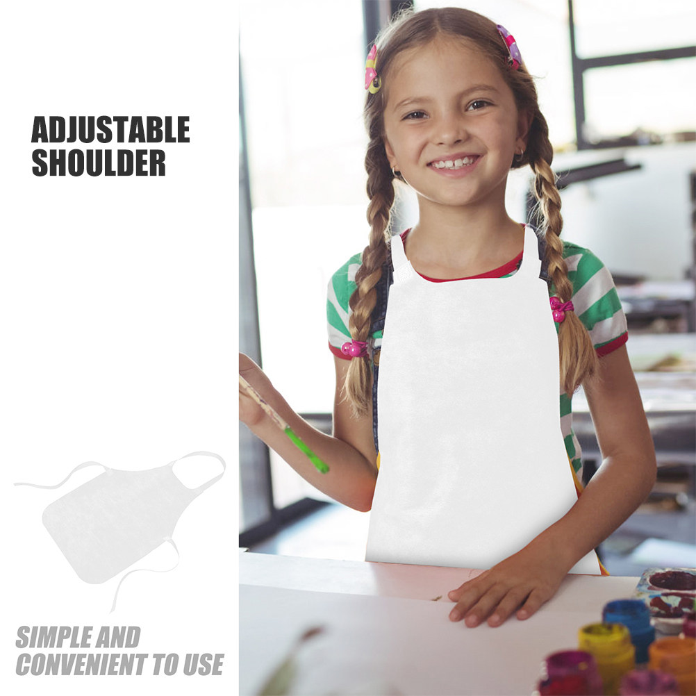 20Pcs Kids Painting Aprons Whi – Art Craft 5 Year Old Bewertung und Preis
