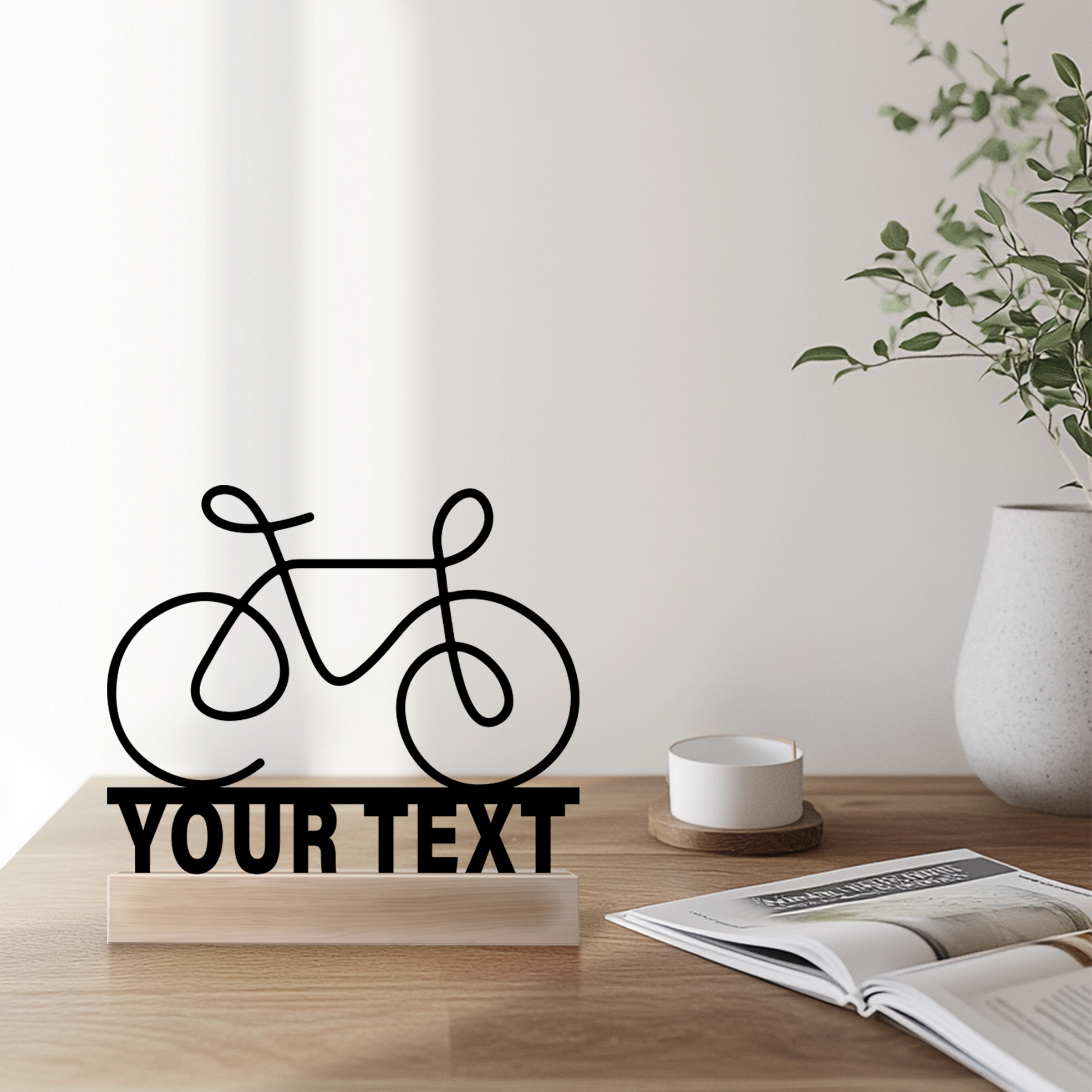 1pc Simple bicycle bike Custom – Art Craft Names Bewertung und Preis