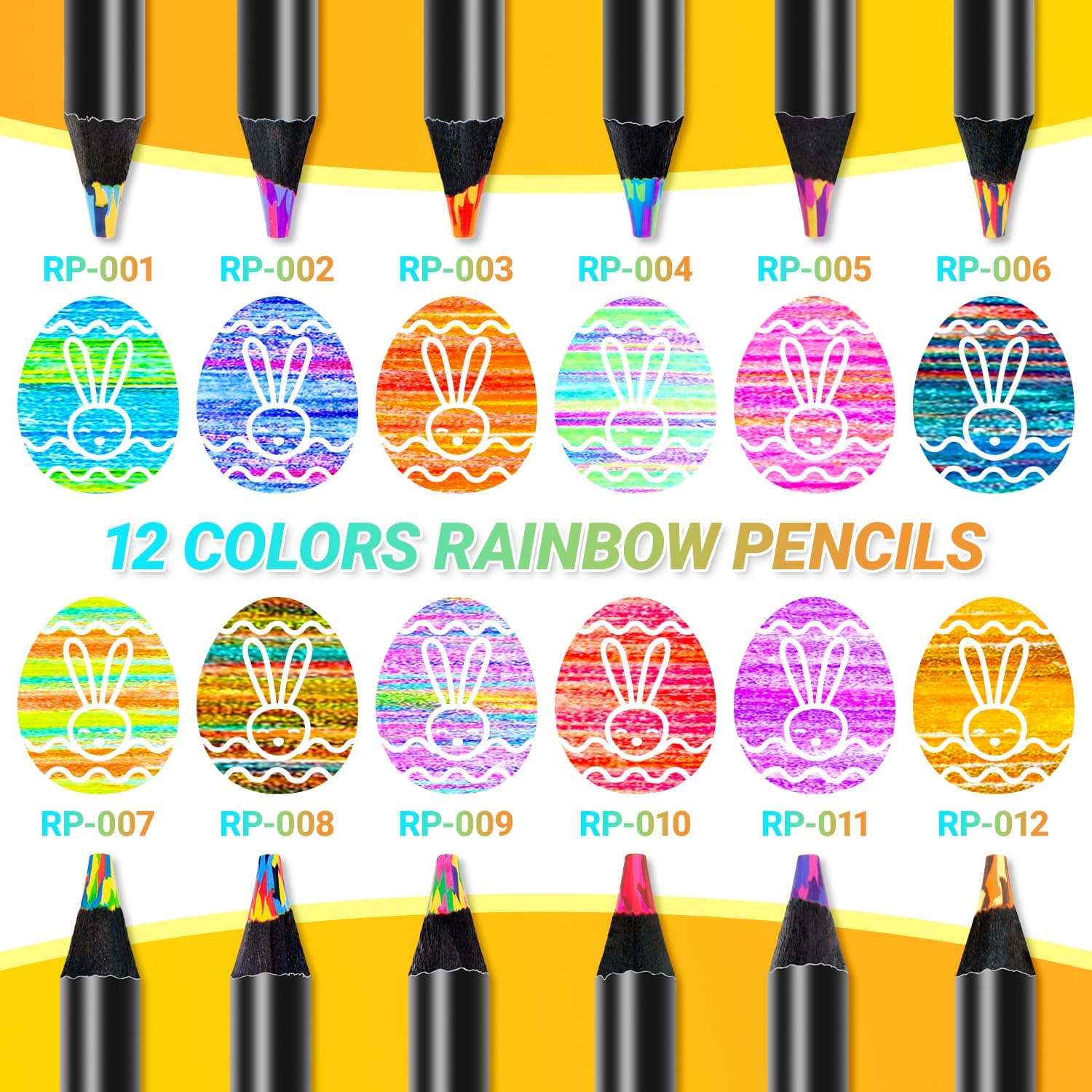 12 Rainbow Colored Pencils, Ar – Art Craft Rainbow Bewertung und Preis
