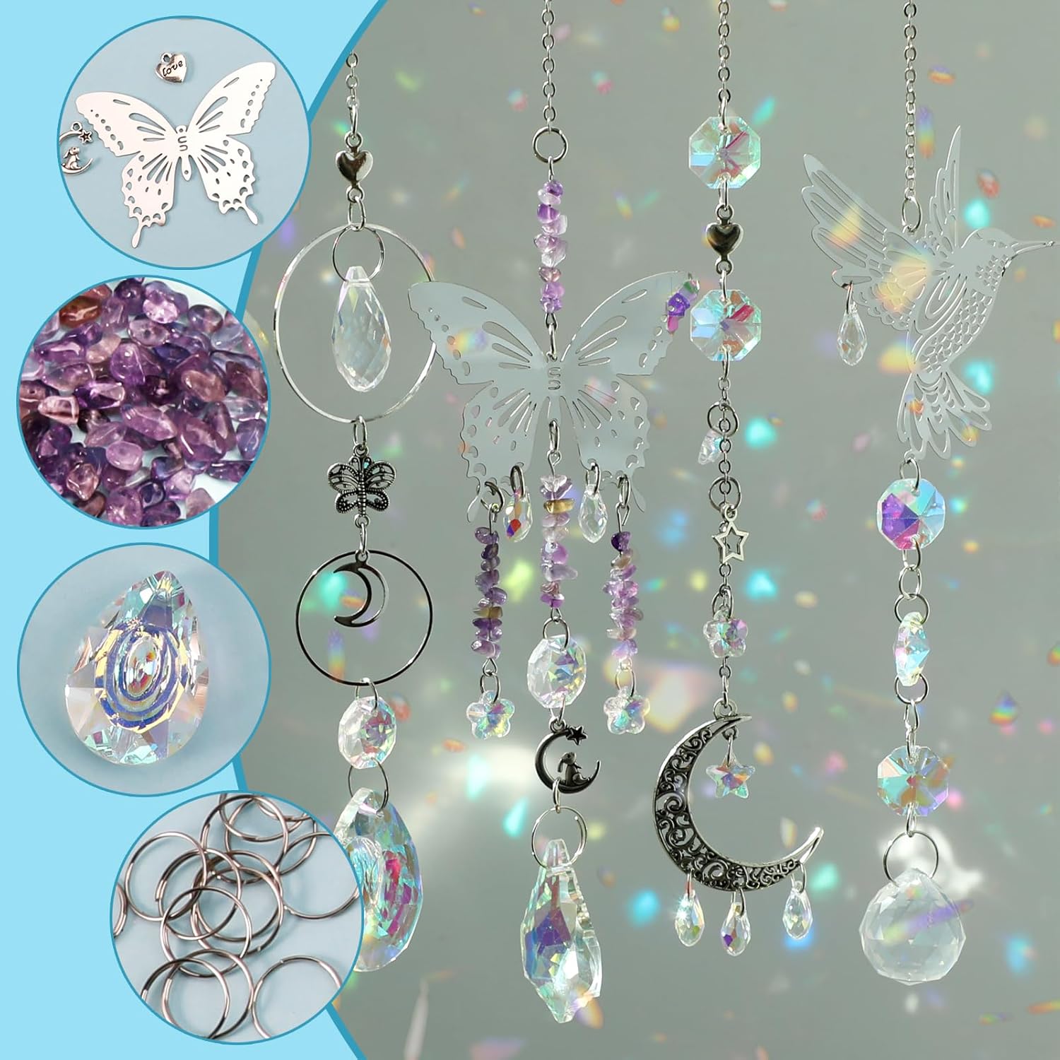 DIY 400pcs SunCatchers Making  – Art Craft Rainbow Bewertung und Preis