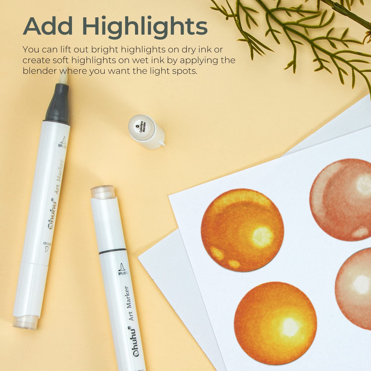 Ohuhu Honolulu Colorless Blend – Alcohol Ink Set Bewertung und Preis