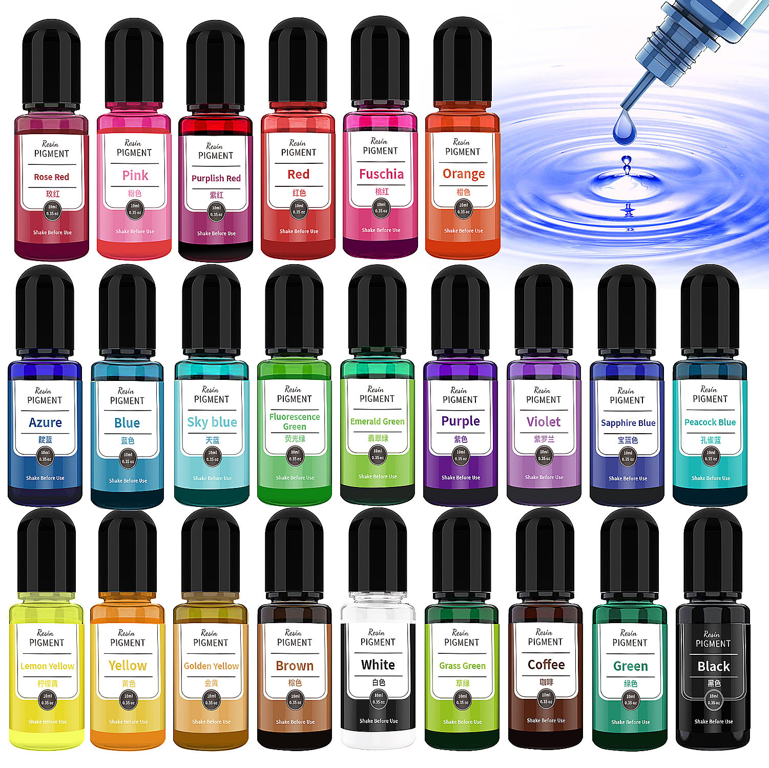 24/30 Colors Set 10ml Epoxy Re – Alcohol Ink Set Bewertung und Preis