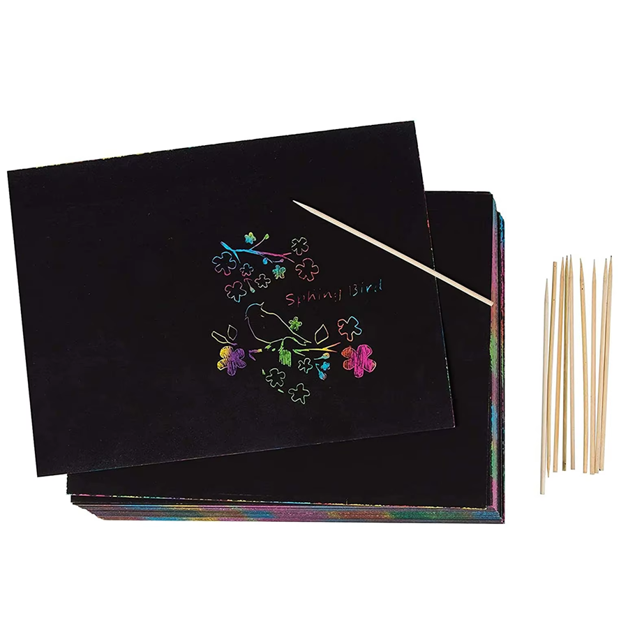 10/30pcs Rainbow Scratch Paper – Art Craft Rainbow Bewertung und Preis
